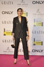 Sonam Kapoor at Grazia Young awards red carpet in Mumbai on 13th April 2014